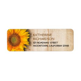 SONNENBLUMENTER RUSTIKLANDRÜCKSENDEADRESSEN-AUFKLE