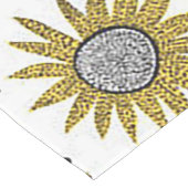 Sonnenblumentisch Kurzer Tischläufer (Ecke)