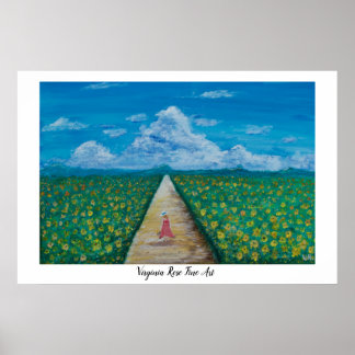 Sonnenblumentraum Poster