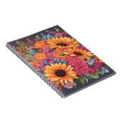 Sonnenblumenträume: Blumenbücher Notizblock (Rechte Seite)