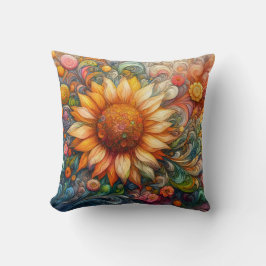 Sonnenblumenträume Kissen