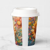 Sonnenblumenträume Pappbecher (Rechts)