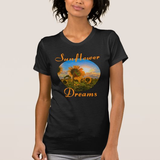 Sonnenblumenträume T-Shirt (Vorderseite)