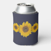 Sonnenblumentrio für Hochzeiten Nr. 2 Dosenkühler (Kanne Rückseite)