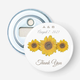Sonnenblumentrio - Gastgeschenke Hochzeiten  Flaschenöffner