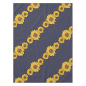 Sonnenblumentrio in dunkelblau tischdecke (Vorderseite)