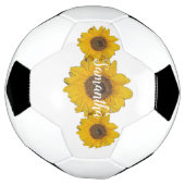 Sonnenblumentrio - Name hinzufügen Fußball (Gedreht)