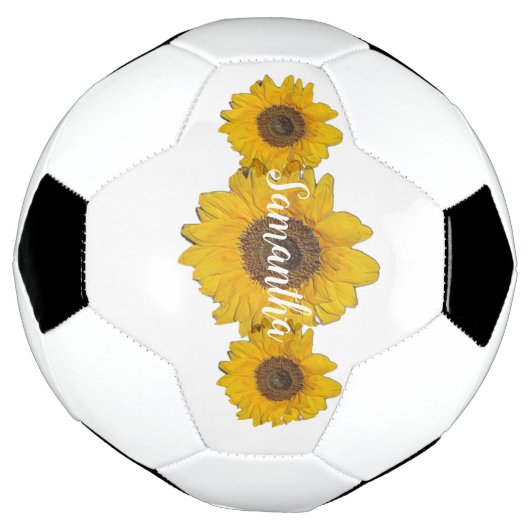 Sonnenblumentrio - Name hinzufügen Fußball (Gedreht)