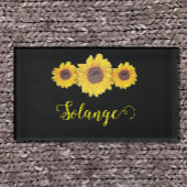 Sonnenblumentrio - personalisiert namenschild