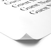 Sonnenblumenübersicht Hochzeit im Herbst Herbst Poster (Ecke)