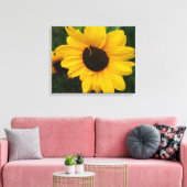 Sonnenblumenüberwurf Leinwanddruck (Insitu (Wohnzimmer))