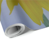 Sonnenblumenüberzugspapier Geschenkpapier (Rolleneckpunkt)