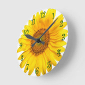 Sonnenblumenuhr Runde Wanduhr (Winkel)