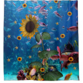 Sonnenblumenvorhang Duschvorhang (Vorderseite)