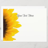 Sonnenblumenvorlage (Vorne/Hinten)