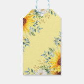 Sonnenblumenwald Waldtiere Vielen Dank Geschenkanhänger (Rückseite)