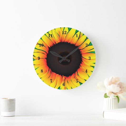 Sonnenblumenwall Uhr - Sonnenschein (Zuhause)