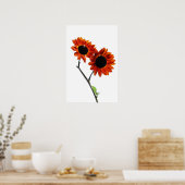 Sonnenblumenwapa Poster (Küche)