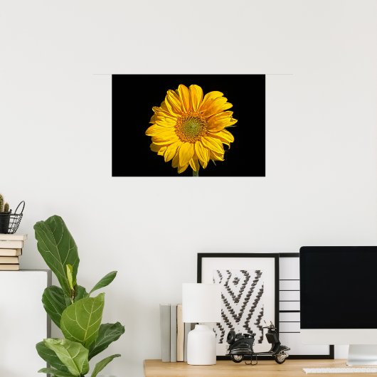Sonnenblumenwapcn Poster (Heimbüro)
