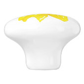 Sonnenblumenwasser Keramikknauf (Seitenansicht)