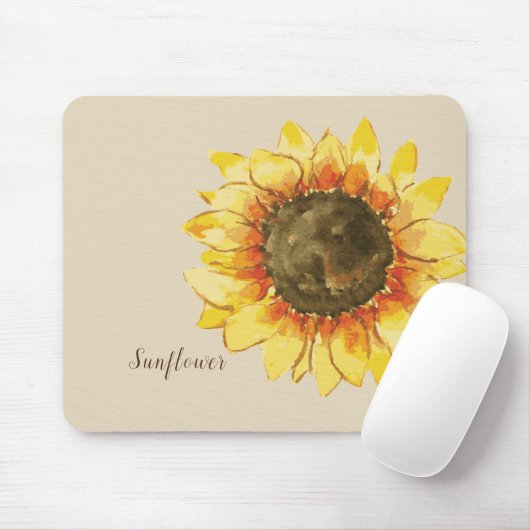 Sonnenblumenwasser Mousepad (Mit Mouse)