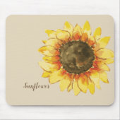 Sonnenblumenwasser Mousepad (Vorne)