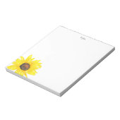 Sonnenblumenwasser Notizblock (Rotiert)