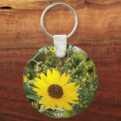 Sonnenblumenwiese Schlüsselanhänger (Vorderseite)