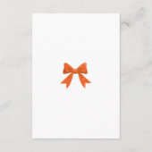 Sonnenblumenzauber Hochzeitsempfang Begleitkarte (Rückseite)