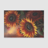 Sonnenblumenzauber Seidenpapier (Vorderseite)