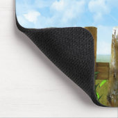 Sonnenblumenzaun Mousepad (Ecke)