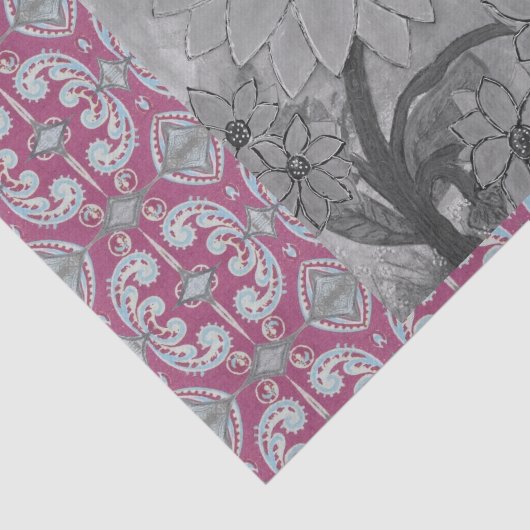 Sonnenblumenzentrum Punkt Centre Seidenpapier (Ausschnitt)