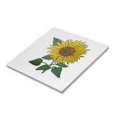 Sonnenblumenziegel Fliese (Seite)