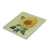 Sonnenblumenziegel Fliese (Seite)