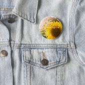 Sonnenblumenziffer "Blume sind glücklich" Button (Beispiel)