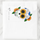 Sonnenblumenzuckeraufkleber Rechteckiger Aufkleber (Tasche)