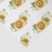 Sonnenblumenzwirnpapier Seidenpapier (Ausschnitt)