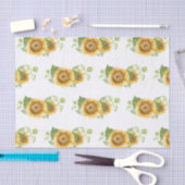 Sonnenblumenzwirnpapier Seidenpapier (Handwerk)