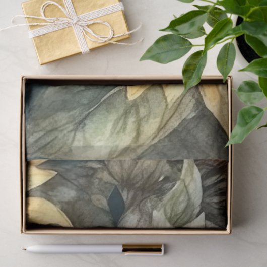 Sonnenblumenzwirnpapier Seidenpapier (Geschenk)