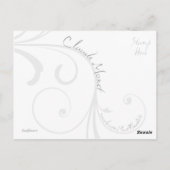 Sonnenblumepostkarte Postkarte (Rückseite)