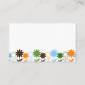 Sonnenblumeschatten - besonders angefertigt visitenkarte (Rückseite)