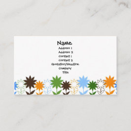 Sonnenblumeschatten - besonders angefertigt visitenkarte