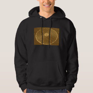 Sonnenblumewellen-Erntekreis Hoodie
