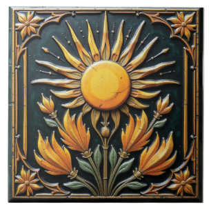 Sonnenblüte Fliese