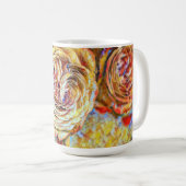 Sonnenblüte Rose Kaffee Tasse (VorderseiteRechts)