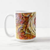 Sonnenblüte Rose Kaffee Tasse (Links)