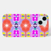 Sonnenblüten-Kaleidoskop Case-Mate iPhone Hülle (Rückseite (Horizontal))