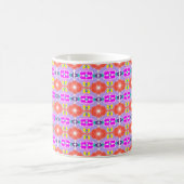 Sonnenblüten-Kaleidoskop Kaffeetasse (Mittel)