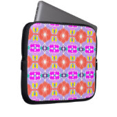 Sonnenblüten-Kaleidoskop Laptopschutzhülle (Vorne Rechts)