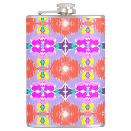 Sonnenblüten-Kaleidoskop-Wurfkissen Flachmann